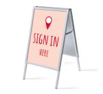 A-bord A1 Complete Set Hier Melden Rood Engels