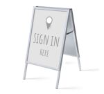 Set Completo Caballete A1 Accede Aquí Gris Inglés