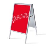 Set Completo Caballete A1 Bienvenidos Rojo Inglés