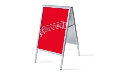 Set Completo Caballete A1 Bienvenidos Rojo Inglés