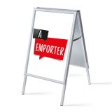 Chevalet A1 Komplett-Set Emporter Blanche Français