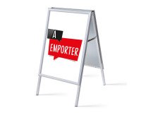 Chevalet A1 Komplett-Set Emporter Blanche Français