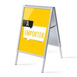 Chevalet A1 Komplett-Set Emporter Jaune Français