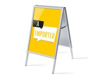 Chevalet A1 Komplett-Set Emporter Jaune Français