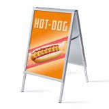 Chevalet A1 Komplett-Set Hot-dog Français