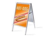 Präsentoir fixe A1 Komplett-Set Hot-dog Französisch