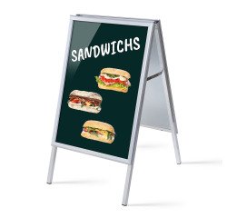 Display stand fixed A1 Complete Set French Sandwiches