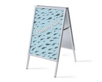 Präsentoir fixe  A1 Komplett-Set Frischer Französischer Fisch