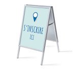 ensemble Complet Chevalet A1 Rapport Ici Bleu Français