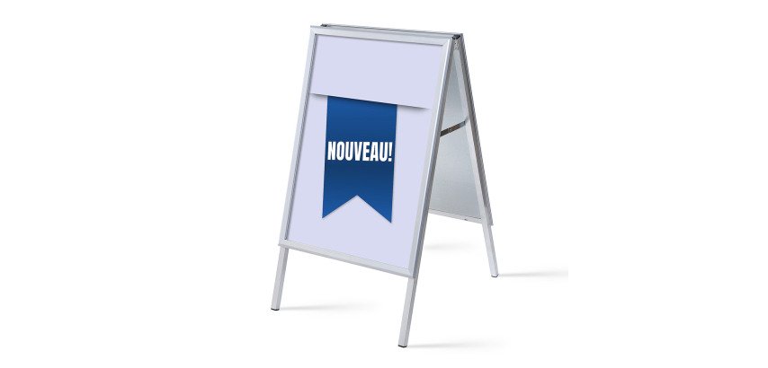 Chevalet A1 Komplett-Set Nouveau Bleu Français