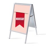 Chevalet A1 Komplett-Set Nouveau Rouge Français