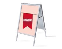 Chevalet A1 Komplett-Set Nouveau Rouge Français