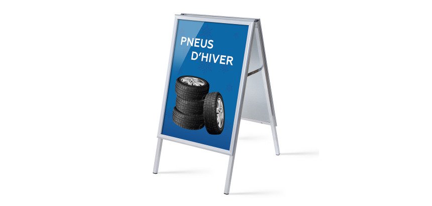 ensemble Complet Chevalet A1 Pneus d'hiver Français