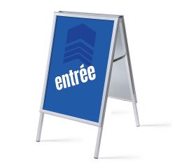 Display Stand A1 Complete Set Blue Entry French