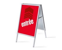 Chevalet A1 Komplett-Set Entrée Rouge Français