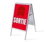 Stehender A1 Ständer Komplett-Set Rot Französisch