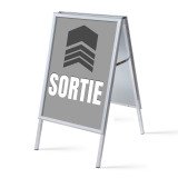 Chevalet A1 Komplett-Set Sortir Grise Français