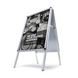Caballete Publicitario A1 Esquinas Redondas 32 mm Para Exterior