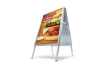 Caballete Publicitario A2 Esquinas en Inglete 32 mm