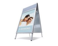 Caballete Publicitario Compasso® A1 Con Cabecera