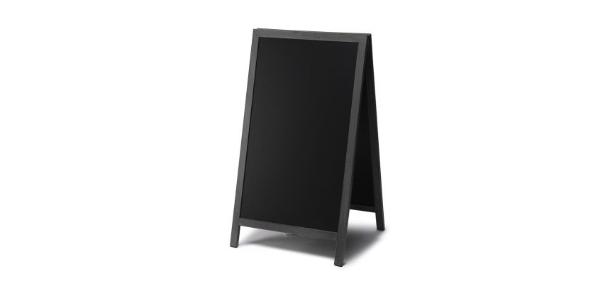 Natura Ardoise Chevalet 68 x 120 cm Noir