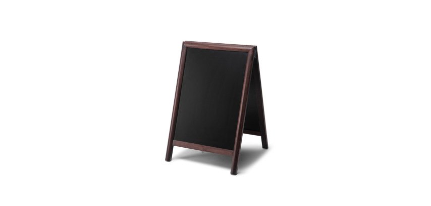 Pizarra de Caballete Premium Natura Marrón Oscuro