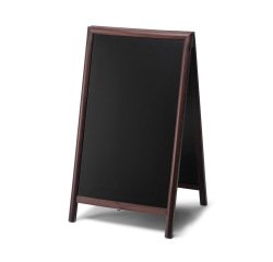 Pizarra De Caballete Premium Natura Grande Marrón Oscuro