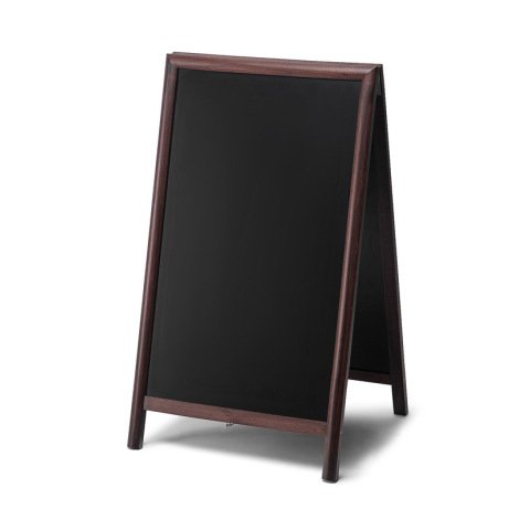 Pizarra de Caballete Premium Natura Grande Marrón Oscuro