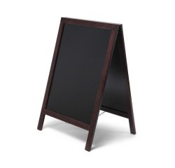 Pizarra De Caballete Económica Natura Marrón Oscuro