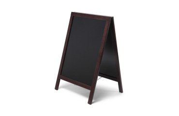 Pizarra de Caballete Económica Natura Marrón Oscuro