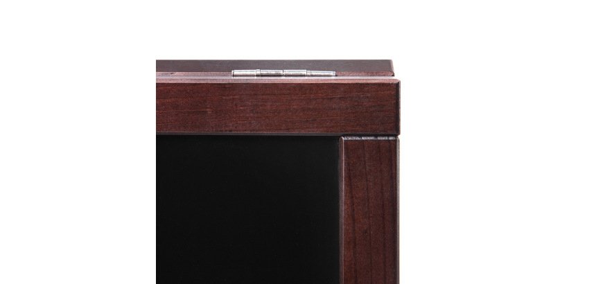 Kundenstopper Tafel Holz Economy Dunkelbraun (55x85)