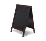 Kundenstopper Tafel Holz Economy Dunkelbraun (55x85)