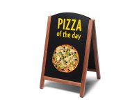 Natura Chalk Fast-Switch A-Board Light Brown 55 x 85 cm