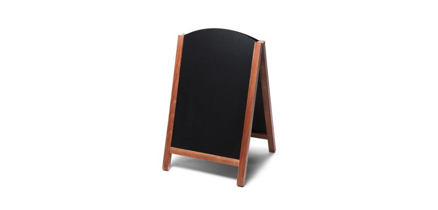 Kundenstopper Tafel Holz Fast Switch Hellbraun (55x85)