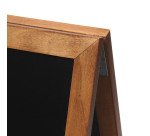 Kundenstopper Tafel Holz Hellbraun (55x85)