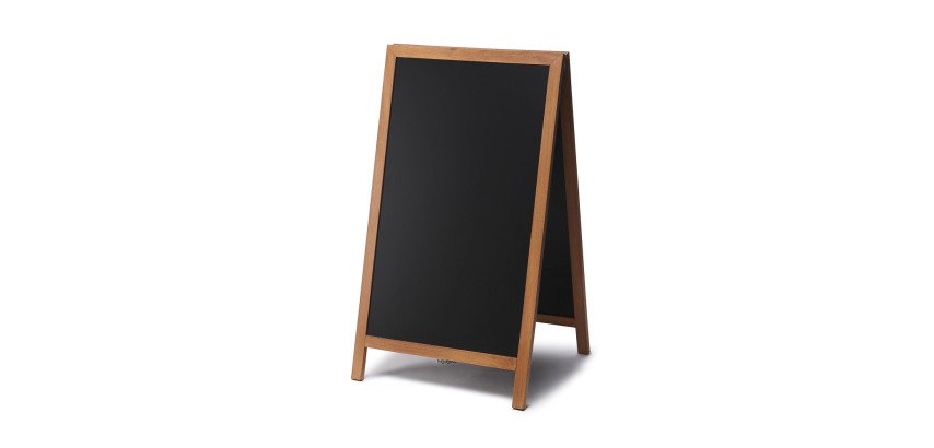 Natura Chalk A-Board Light Brown 68 x 120 cm