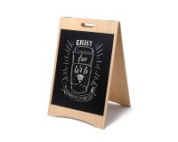 Wooden A-Board Economy