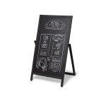 Chevalet Flip en Bois 55 x 105 cm Noir