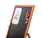 Chevalet Flip en Bois 55 x 105 cm Brun Clair