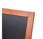 Chevalet Flip en Bois 55 x 105 cm Brun Clair