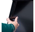 Chevalet Elegant en Acier avec Panneau Logo 50 x 70