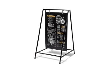 Caballete de Pizarra Swing 50 x 70 cm Negra