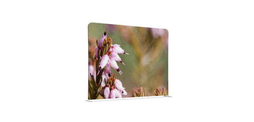 Textil Raumteiler 150-150 Doppel Pinke Blume Erica