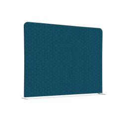 Textile Room Divider EU 150-150 Double Hex. Blue I13