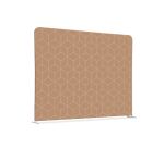 Cloison en tissu 150-150 Double Hexagone Beige