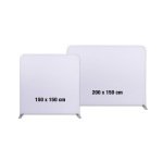 Cloison en tissu 150-150 Double Hexagone Gris