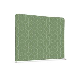 Cloison En Tissu 150-150 Double Hexagone Vert