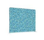 Cloison en tissu 150-150 Double Points Couleur Bleue