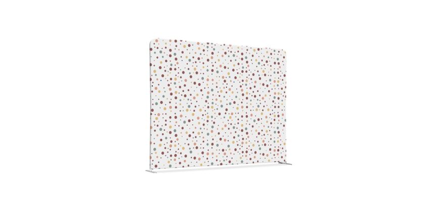 Cloison en tissu 150-150 Double Points Couleur Terre