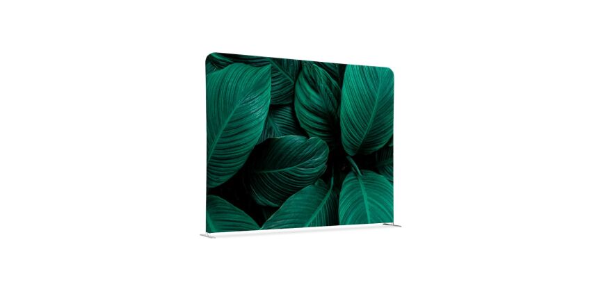Textile Room Divider EU 200-150 Double Green Leaf I4